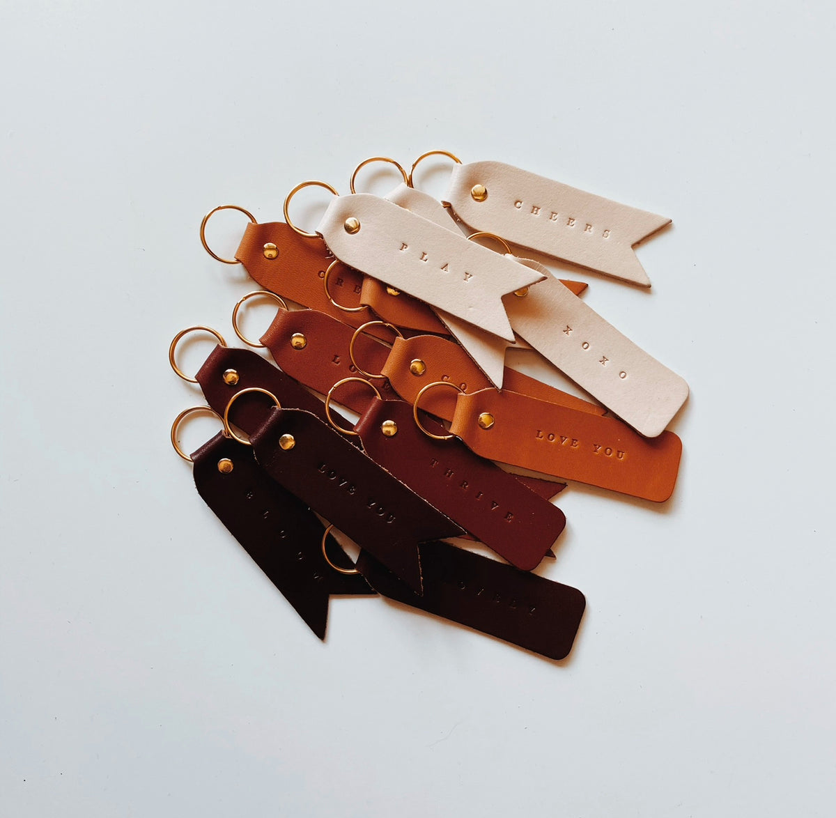 Custom Word Keychains – Twin Sparrow