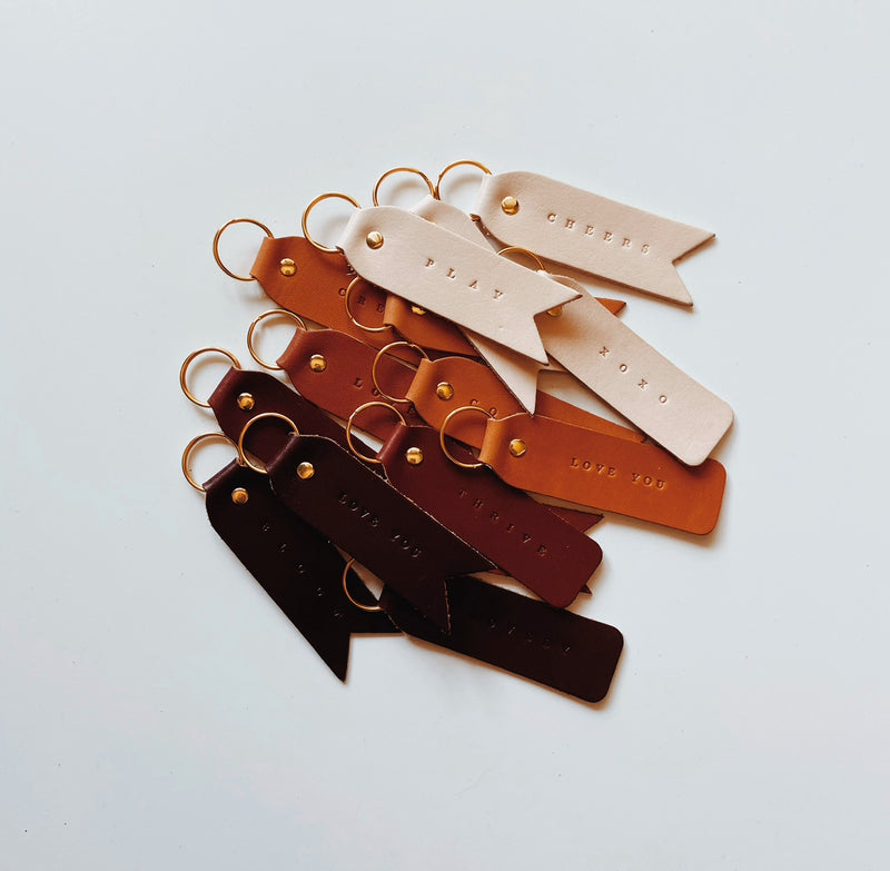 Custom Word Keychains – Twin Sparrow