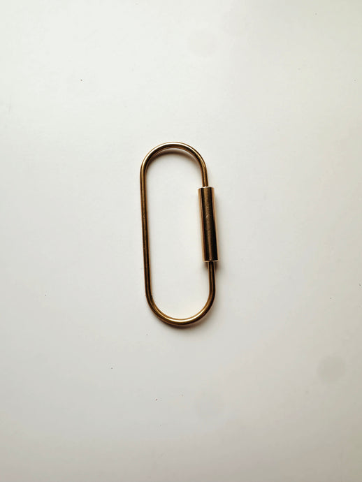 Brass Oval Loop