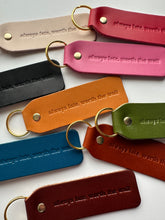 “Always Late, Worth the Wait” Keychain