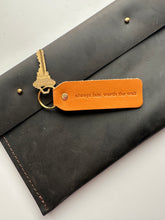 “Always Late, Worth the Wait” Keychain