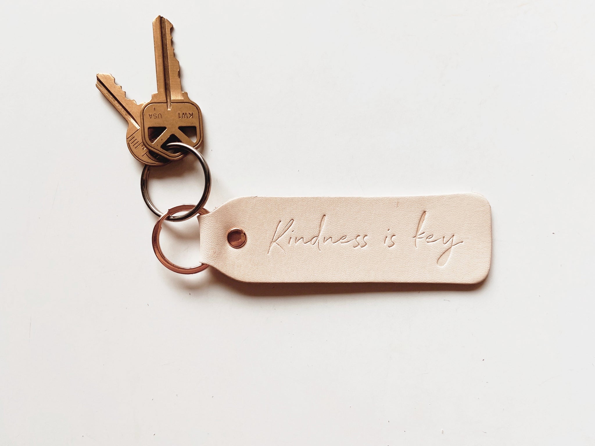 Script Keychains – Twin Sparrow