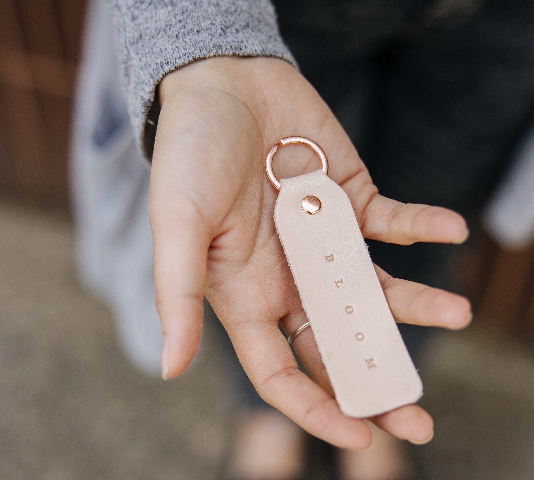 Our Favorite Words: Rose Gold Keychains